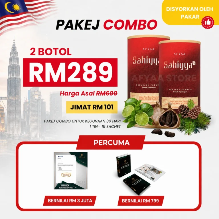 pakej 2 botol afyaa sahiyya merdeka promo