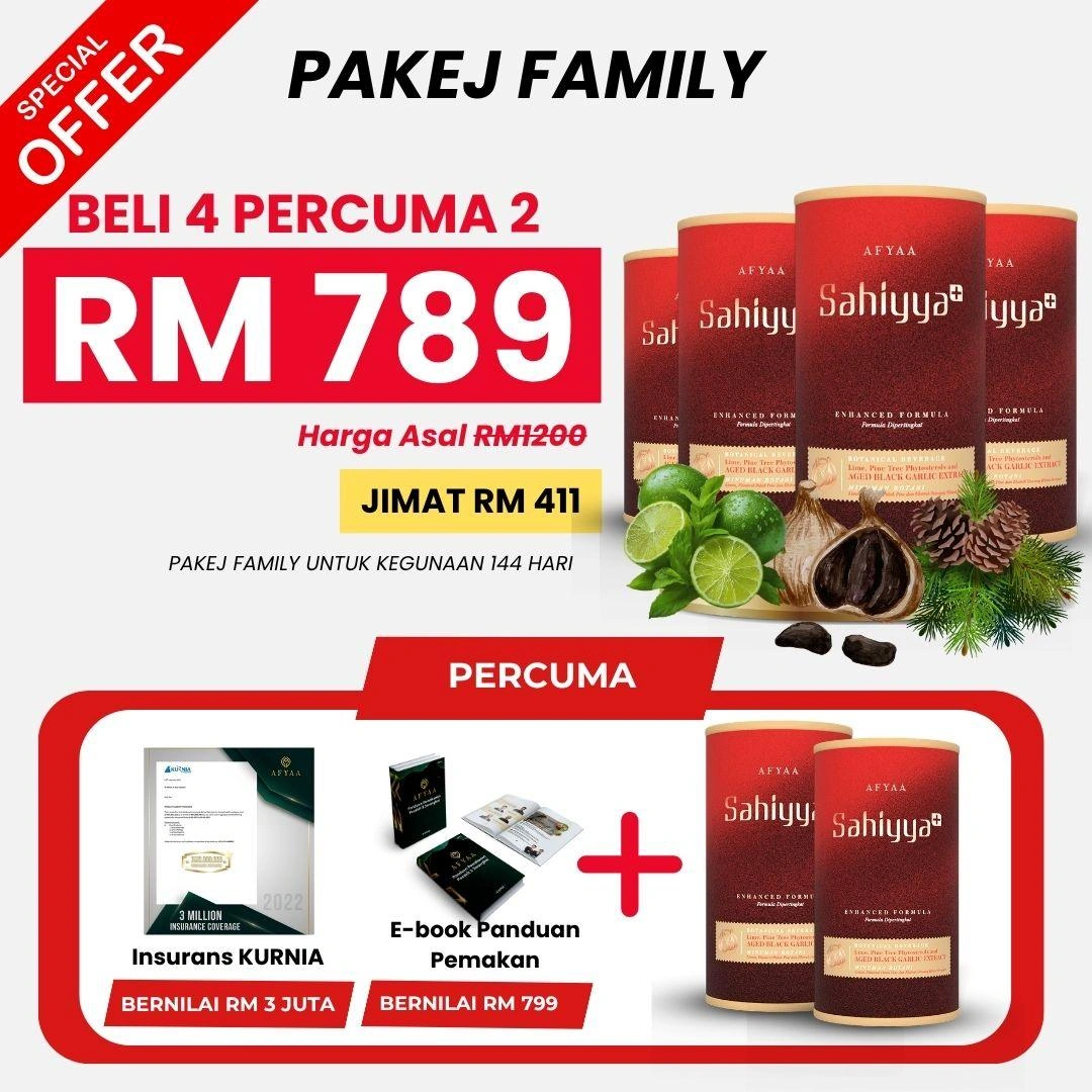 afyaa sahiyya pakej family 6 botol