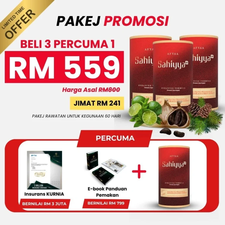 afyaa sahiyya pakej promosi 4 botol