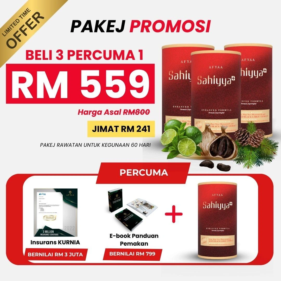 afyaa sahiyya pakej promosi 4 botol